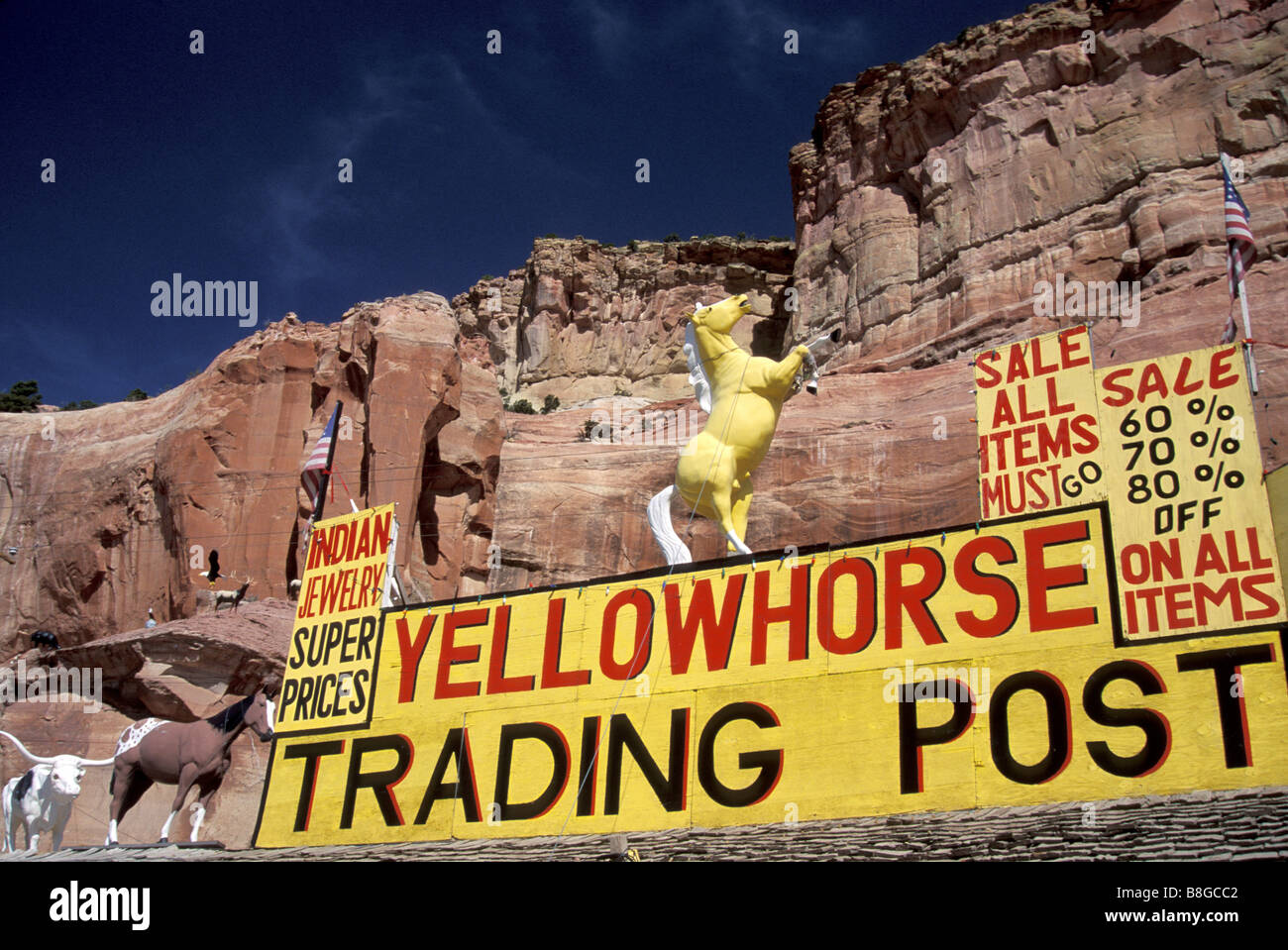 Tourist souvenir shop in Arizona Stock Photo Alamy