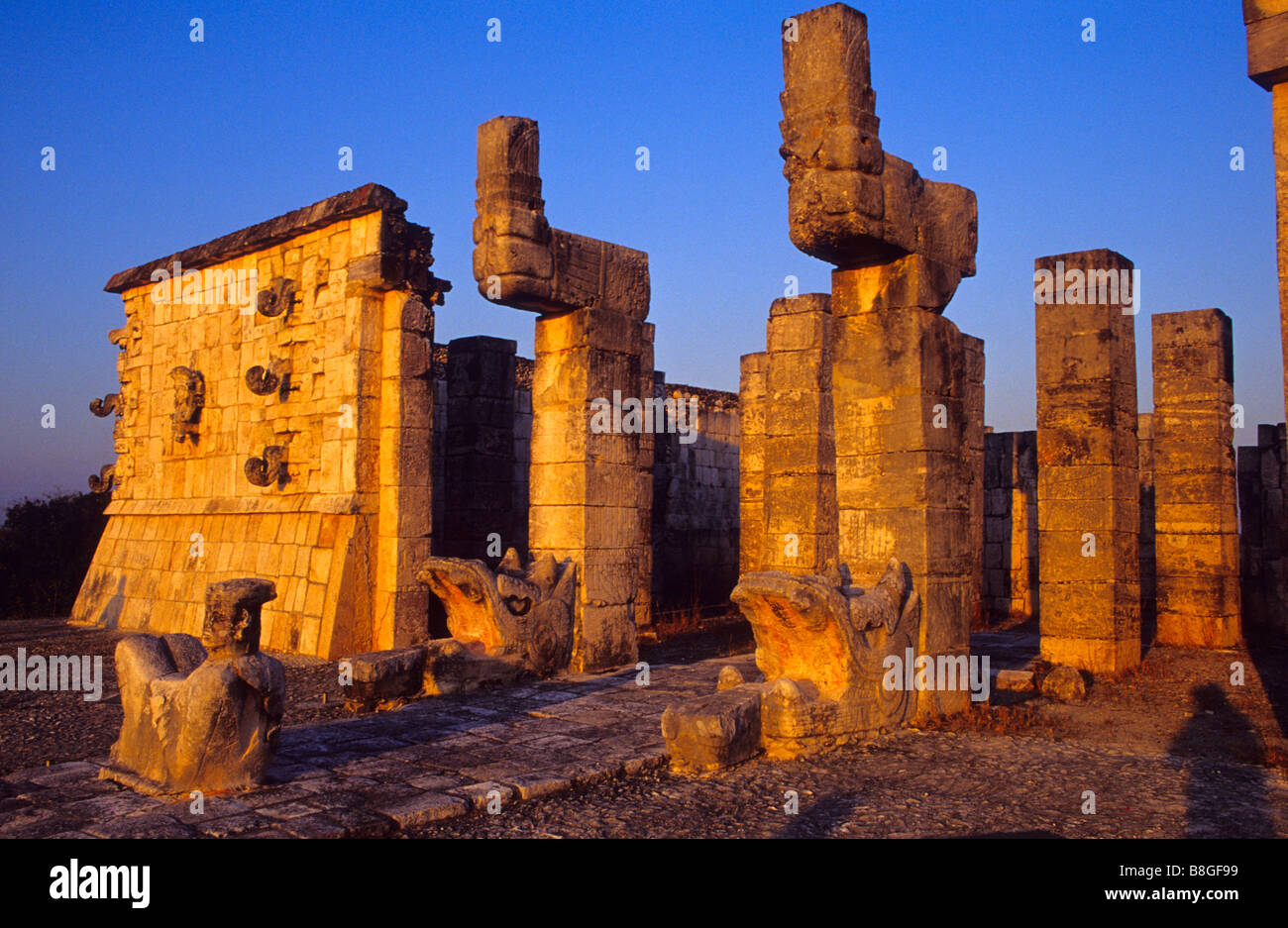 Chac Mool Mayan Rain God statue Temple of the Warriors Chichén Itzá