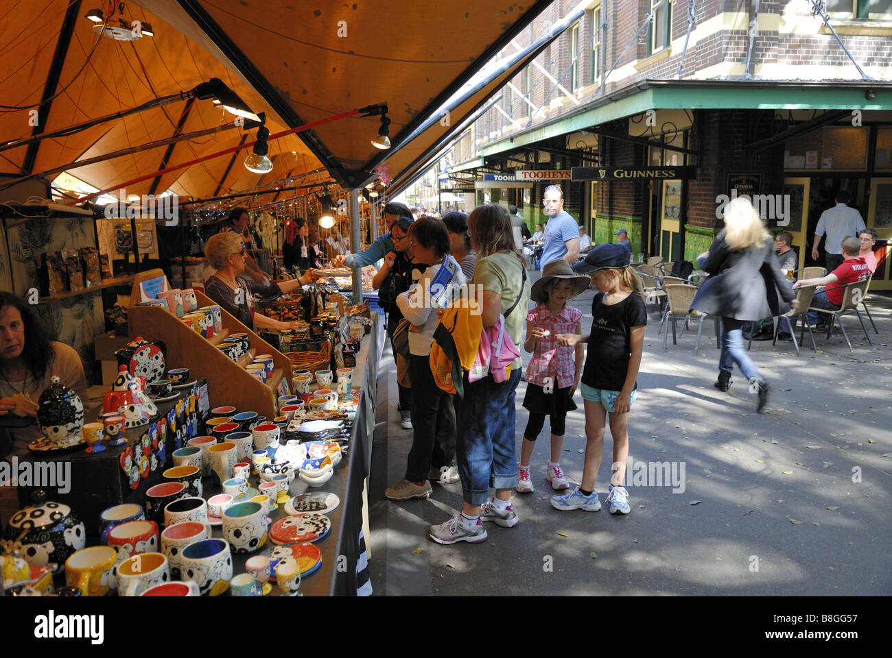 The Rocks Market, Sydney, Australia Stock Photo