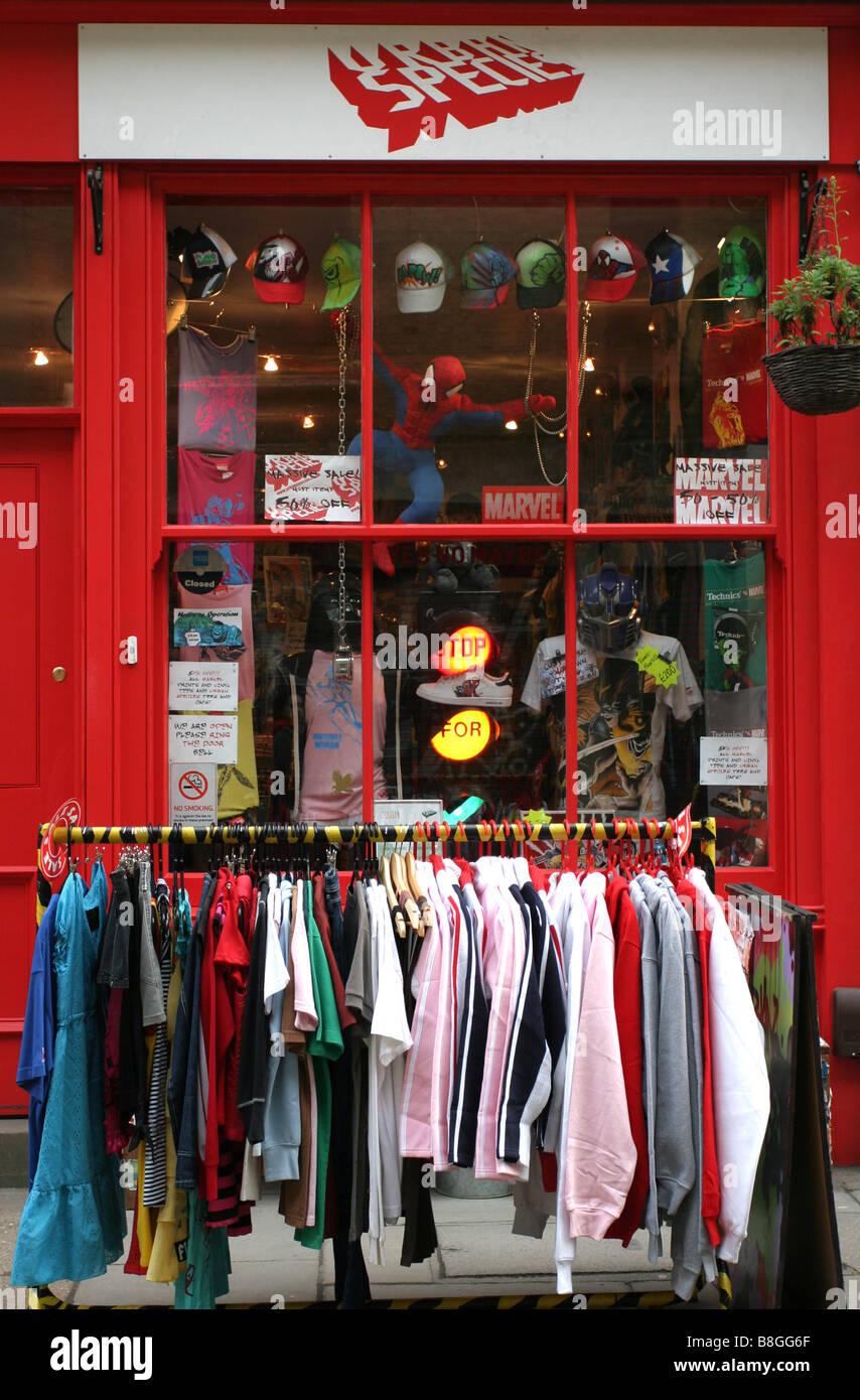 Urban Species, Clothes Shop, Cheshire Street, London Stock Photo