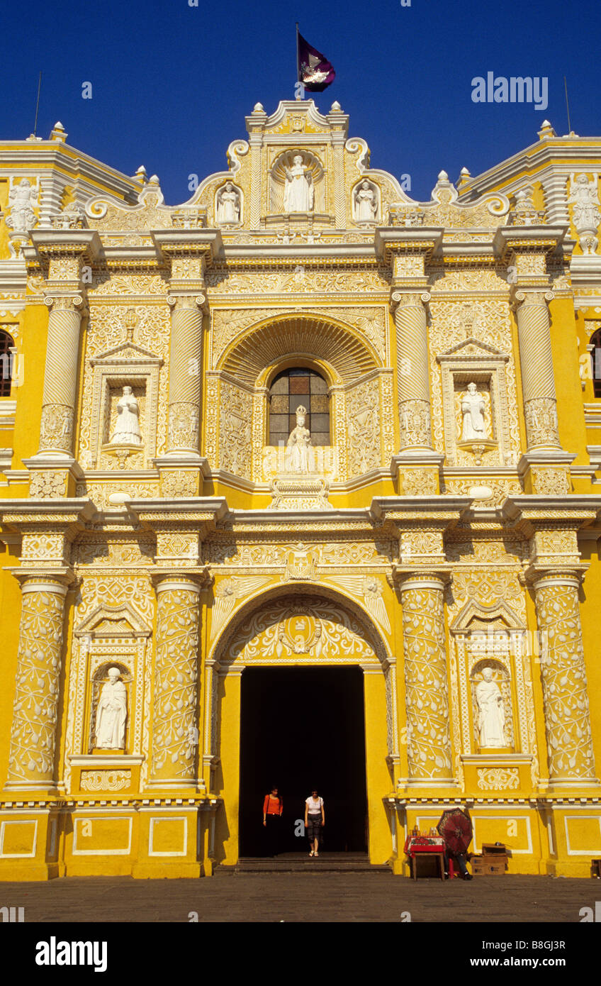 Convent of La Merced Antigua Guatemala Guatemala Stock Photo