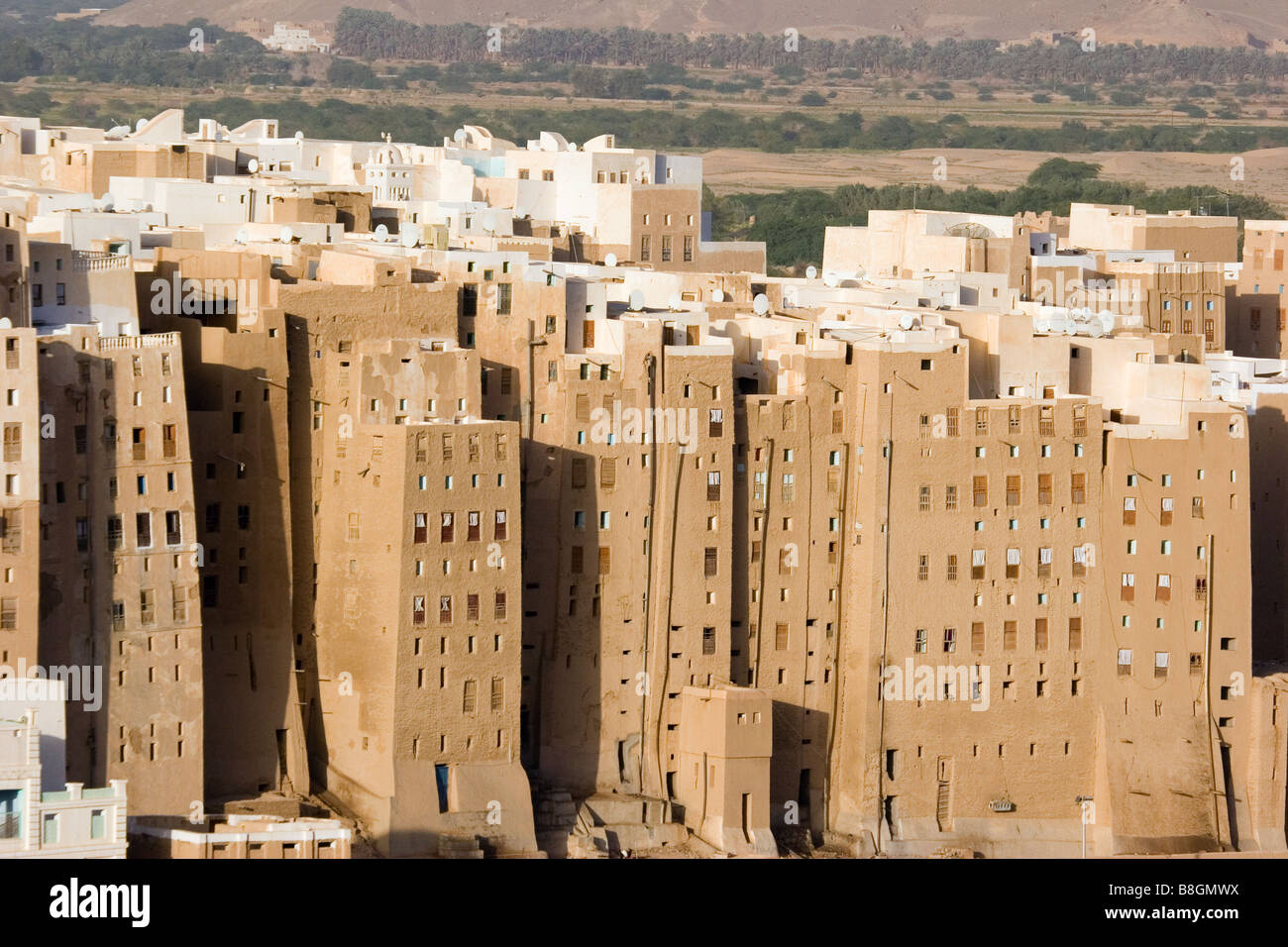 shibam in wadi hadramaut yemen Stock Photo