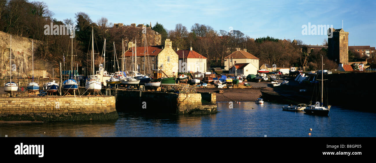 Dysart Harbour, Fife, Scotland Stock Photo