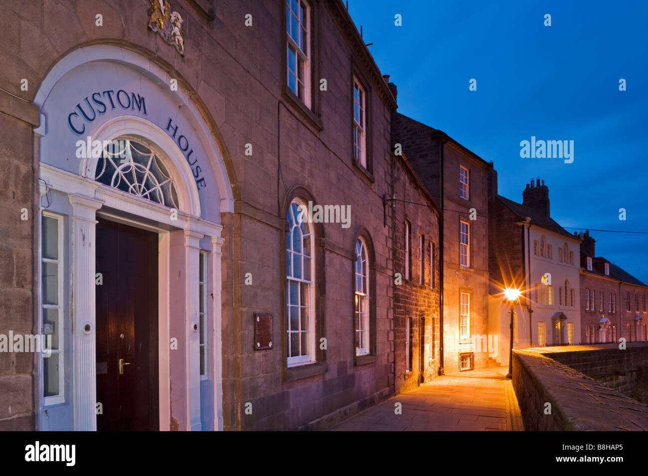 The old custom house in the coastal town of BerwickuponTweed Stock