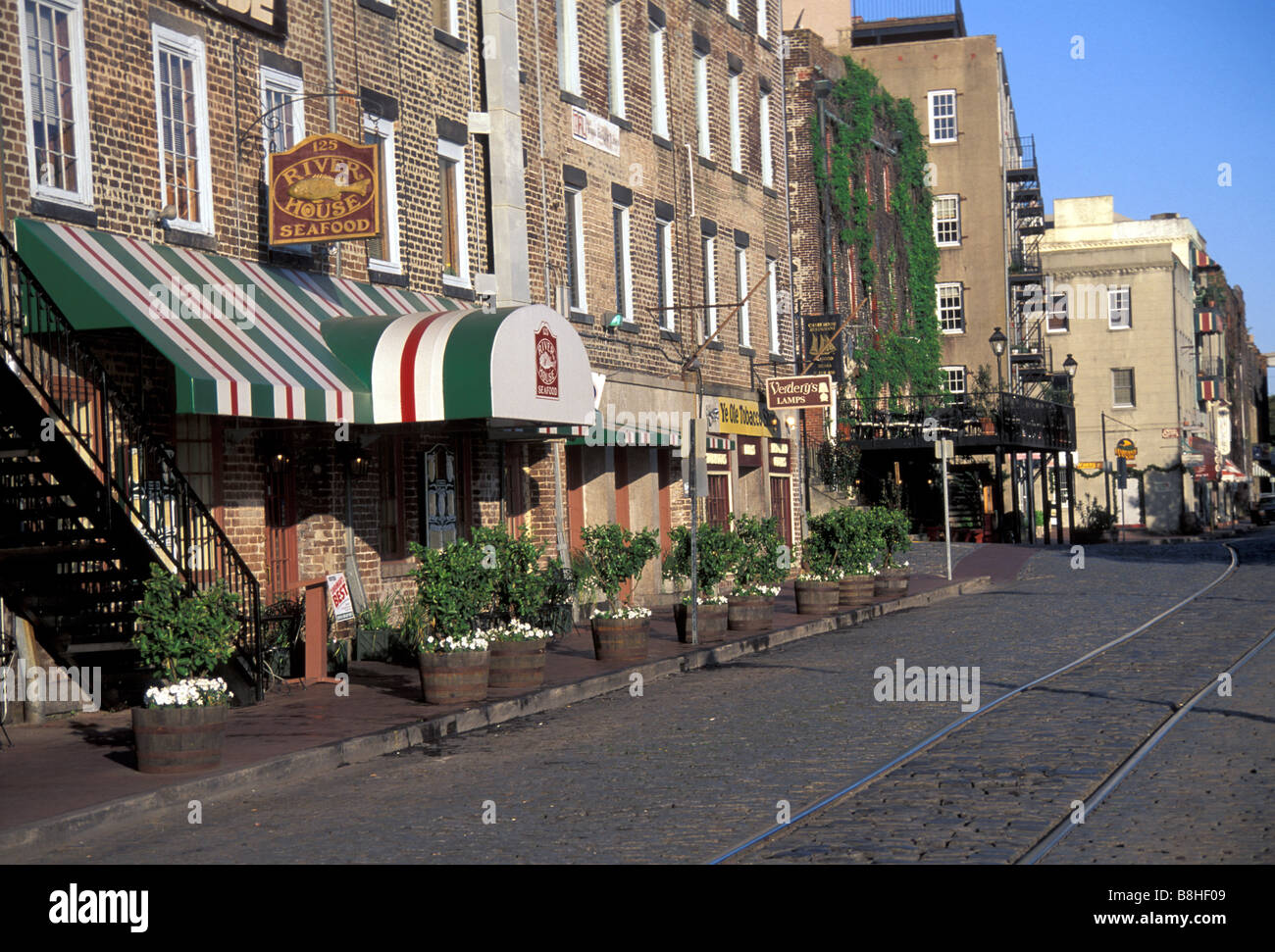 River Street, Savannah, GA Stock Photo Alamy
