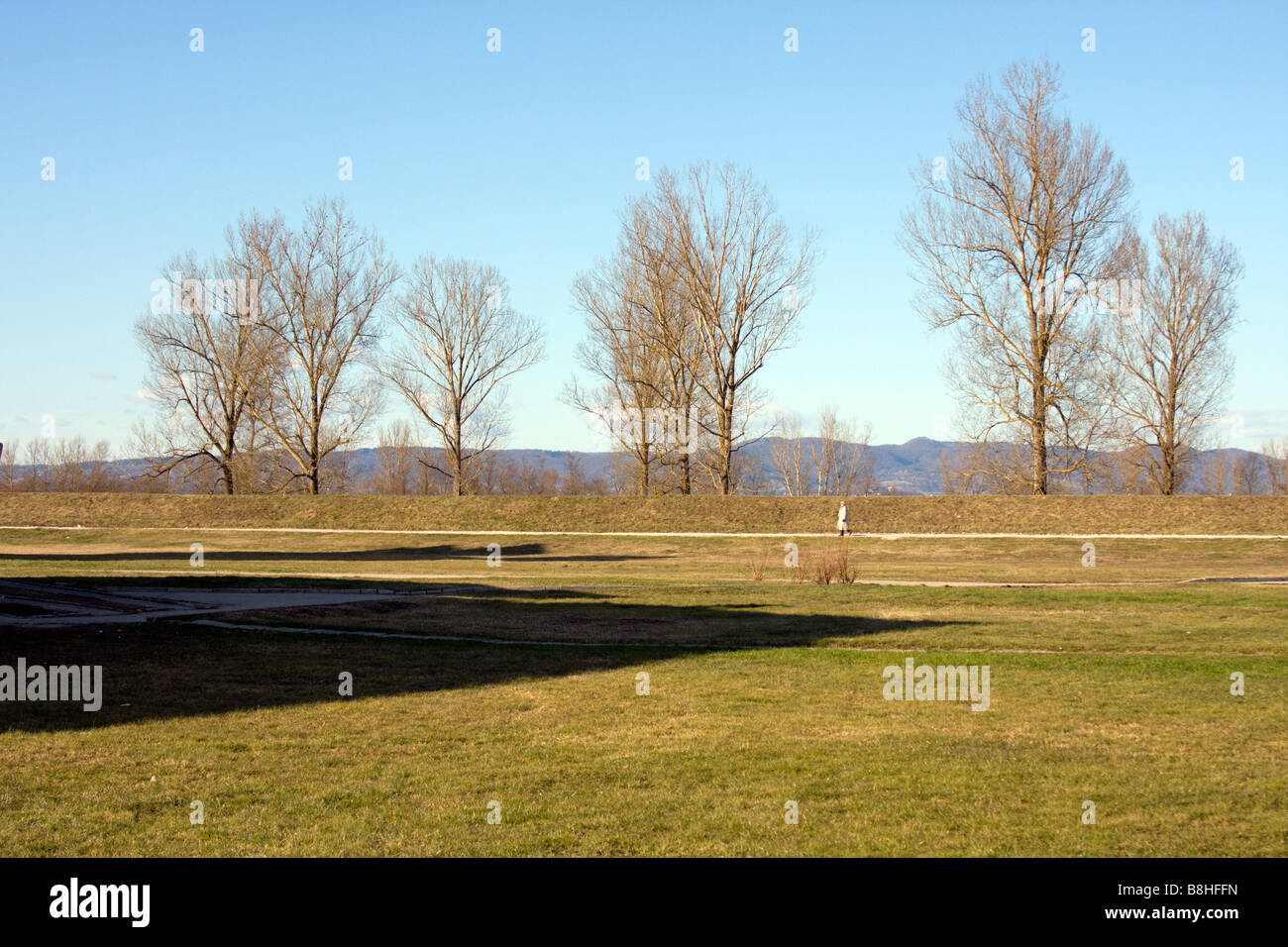 Landscape view of nature in early spring Stock Photo - Alamy