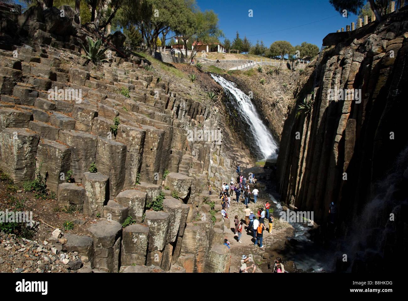 Prismas Basálticos, Hidalgo, Mexico Stock Photo - Alamy