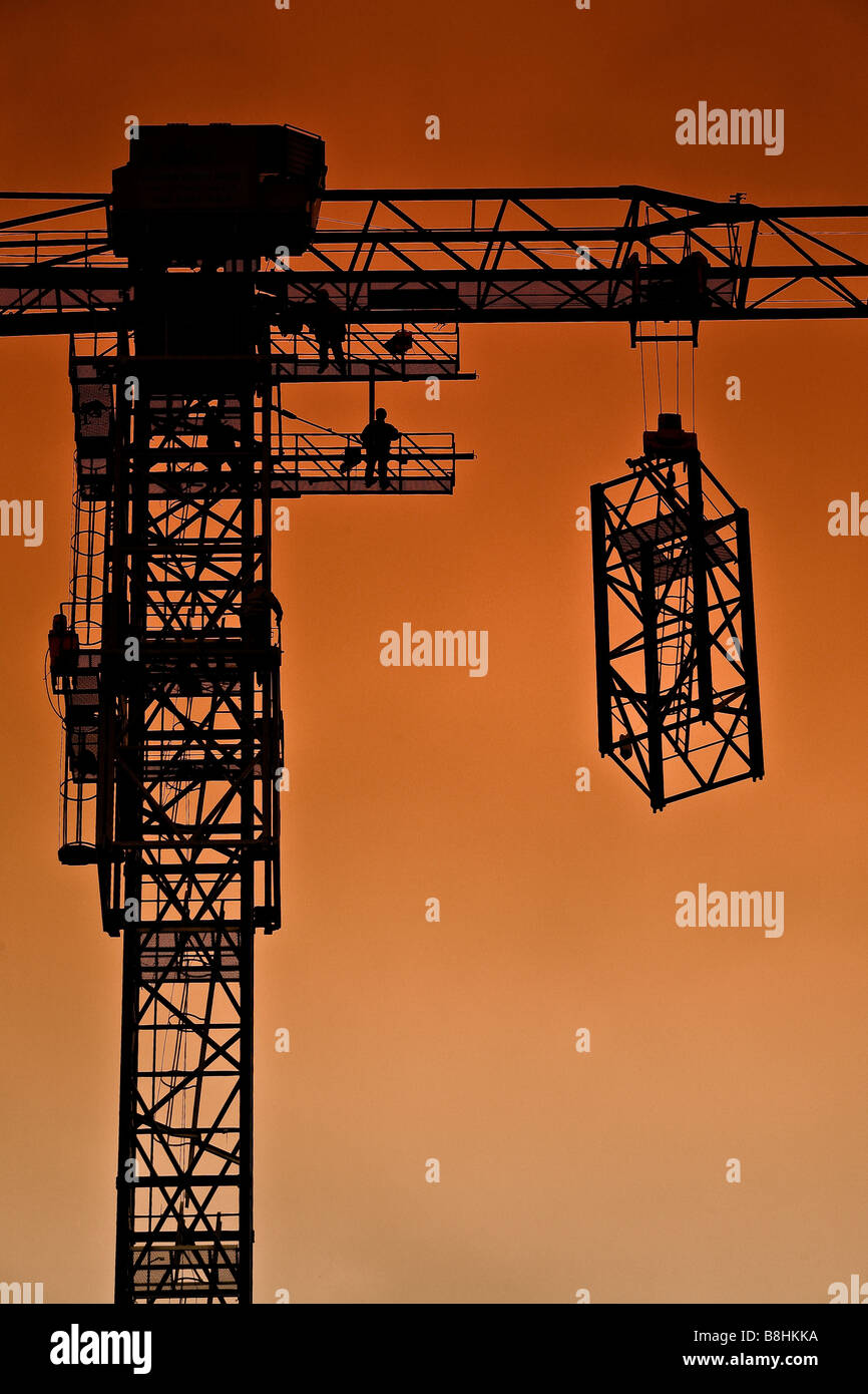 Hydraulic crane hires stock photography and images Alamy