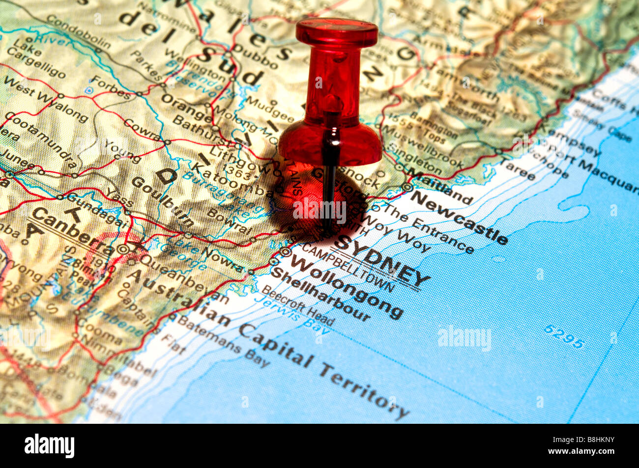 Map pin australia hi-res stock photography and images - Alamy