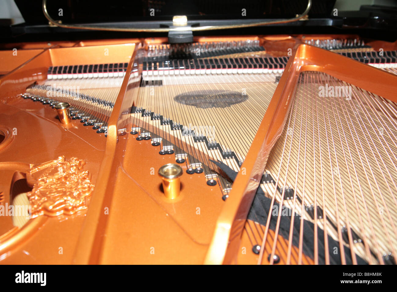 Picture of the interior of a piano Stock Photo - Alamy