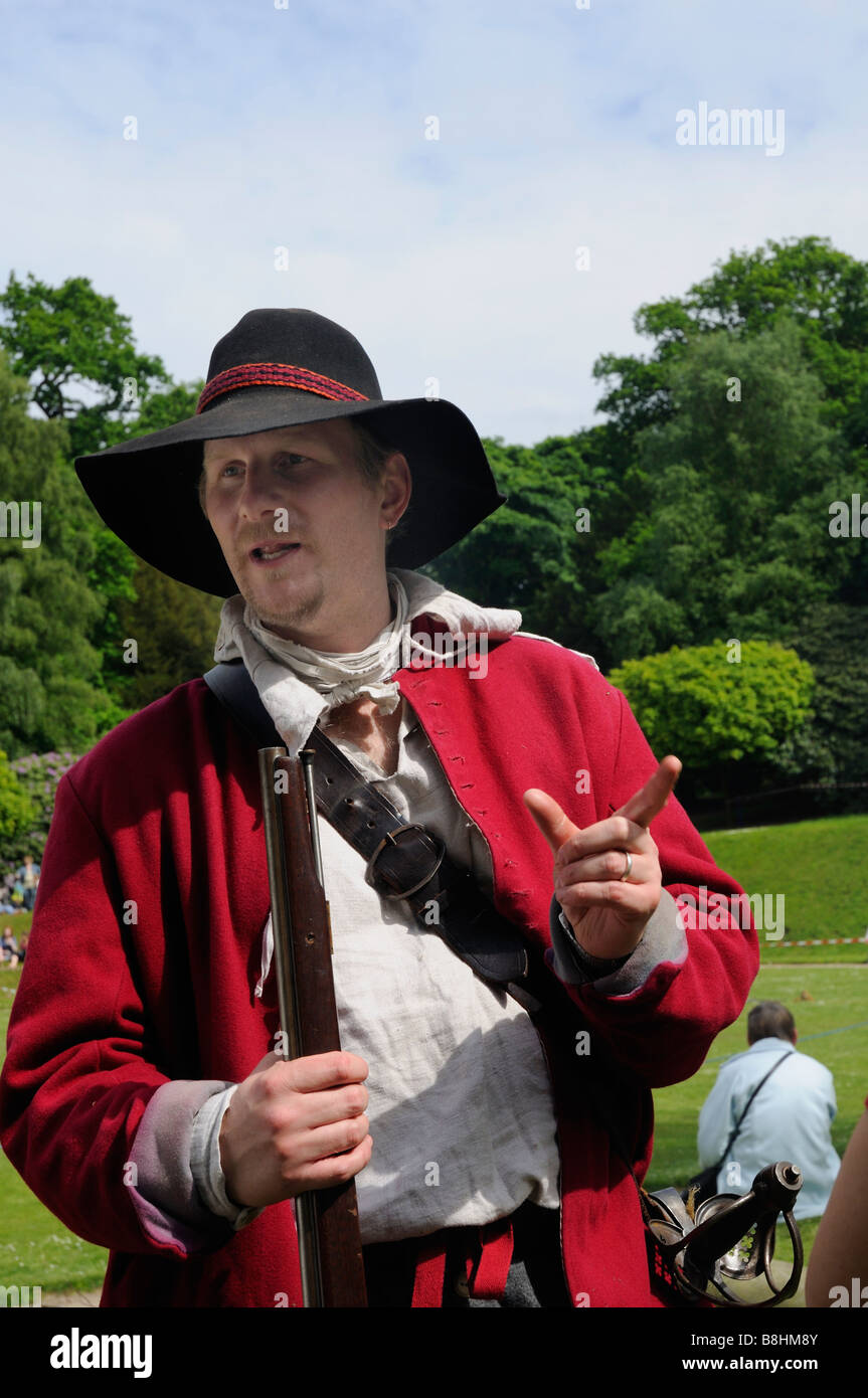 The Living History Camp of the Sealed Knot Society in Padiham in the ...