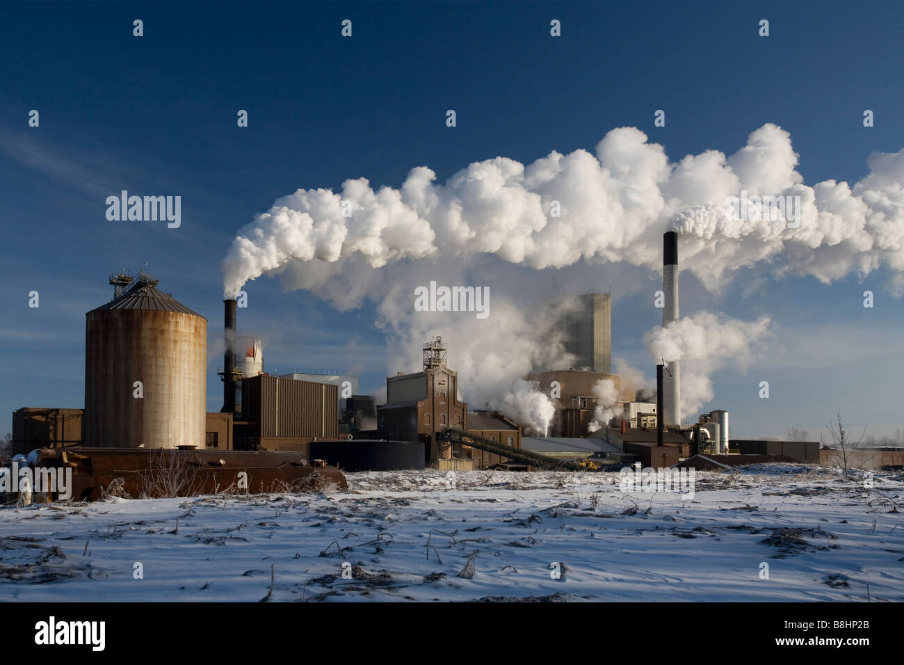 Sugar Refinery Stock Photo