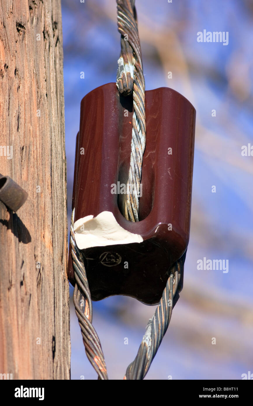 Electric pole parts Stock Photo Alamy