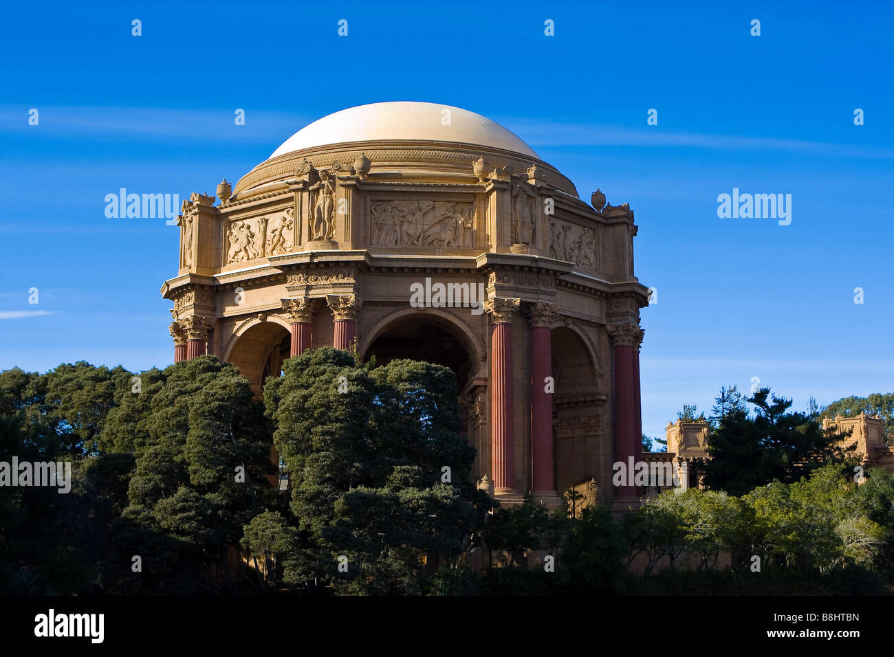 Palace of Fine Arts, San Francisco, CA, USA Stock Photo