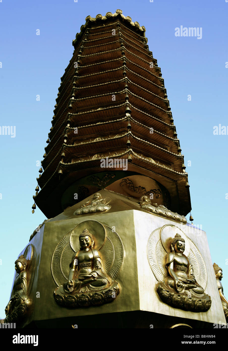 Buddhist Temple In Wutaishan,Shanxi,China Stock Photo