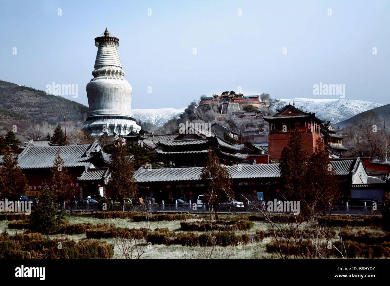 Buddhist Temple In Wutaishan,Shanxi,China Stock Photo