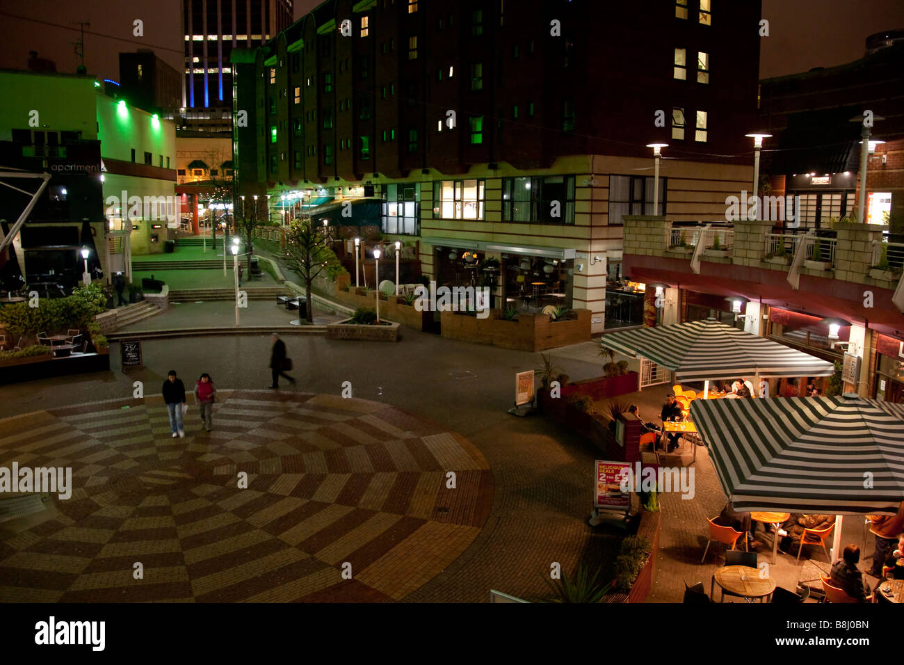 The Arcadian at night Hurst Street Birmingham Stock Photo Alamy