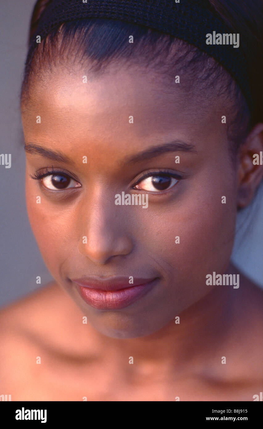 Portait: African American Woman Stock Photo - Alamy