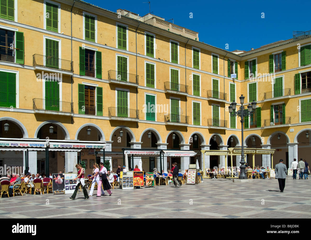 Cafes In Plaza Mayor Palma De Mallorca Mallorca Balearics