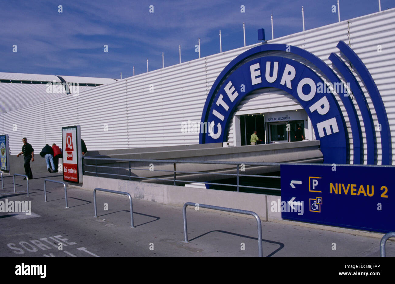 Cite Europe shopping centre Calais Coquelles Near entrance to Channel ...