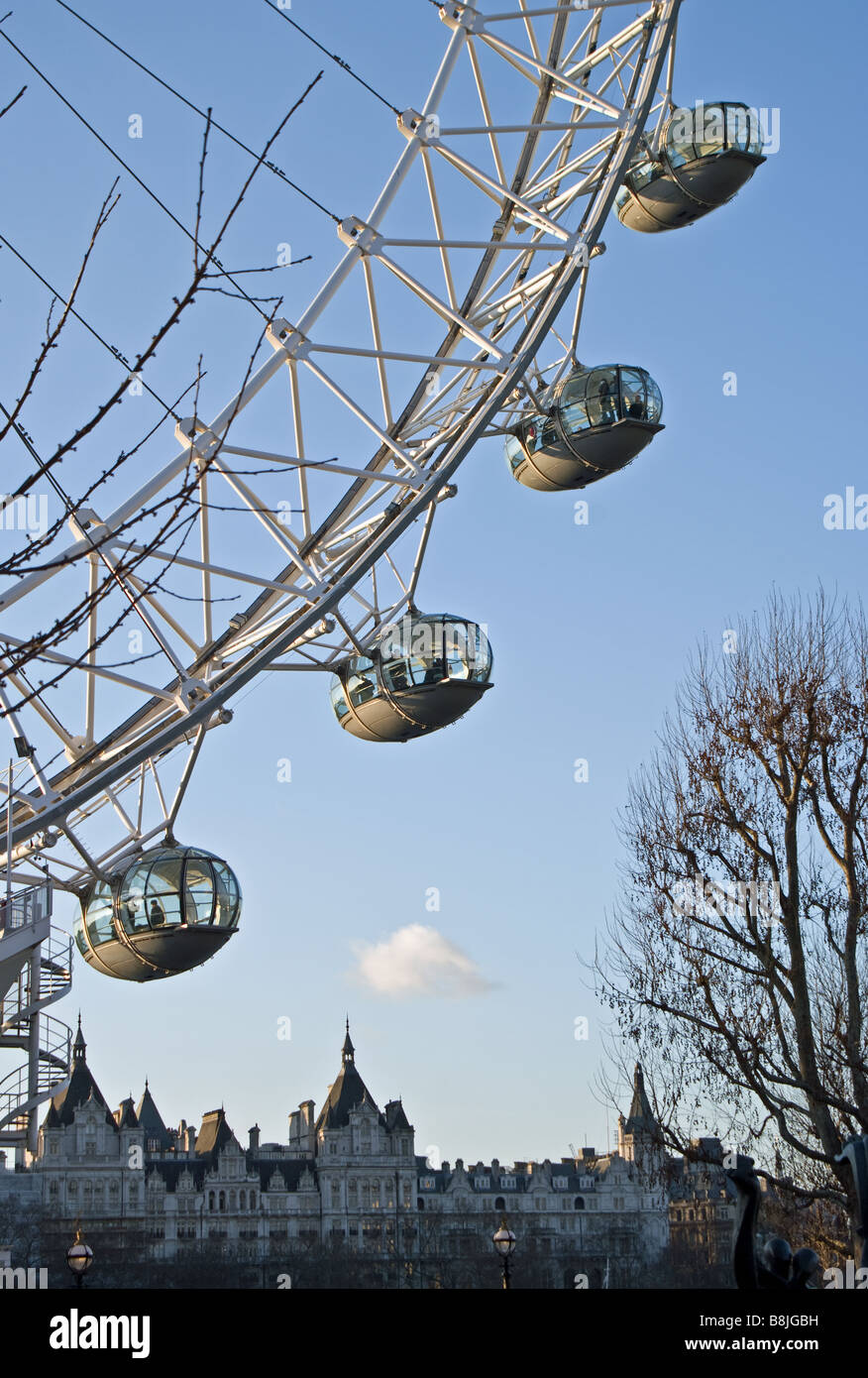 A section of the Millenium Wheel or London Eye Stock Photo - Alamy