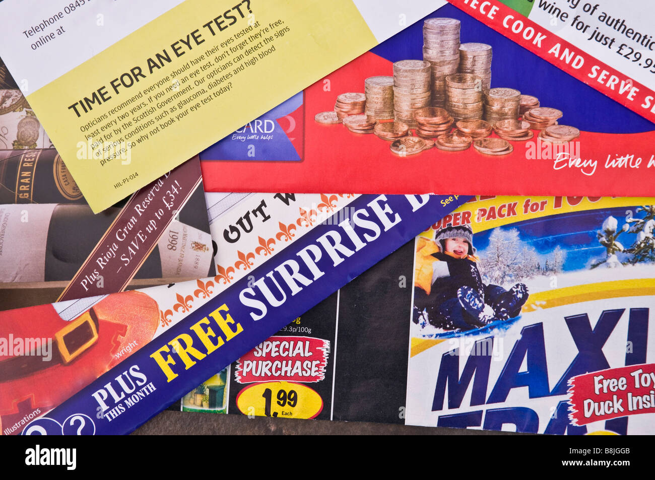 dh junk mail postal uk advertising leaflets direct mail offers