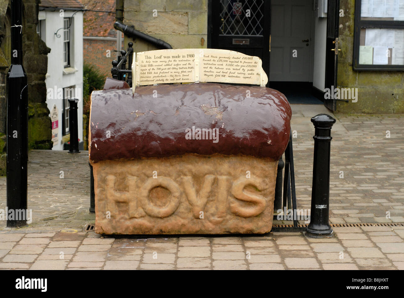 Giant Hovis Loaf model Shaftesbury Stock Photo