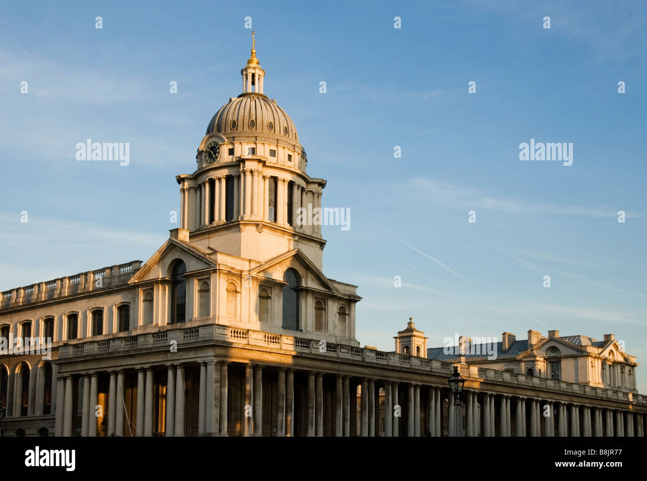 The Old Royal Naval College, The Chapel of St Peter and St Paul in Queen Mary Court, Greenwich London England UK Stock Photo