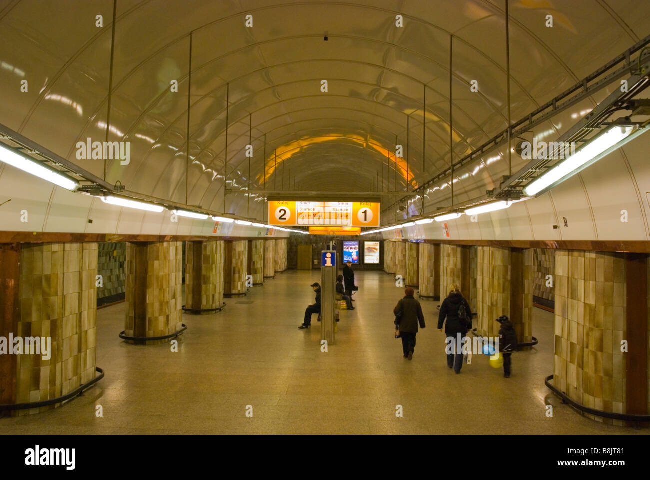 Mustek metro station in central Prague Czech Republic Europe Stock Photo -  Alamy