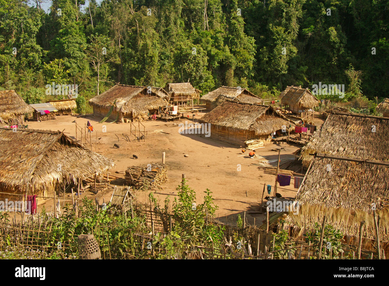 Akha hilltribe village hi-res stock photography and images - Alamy