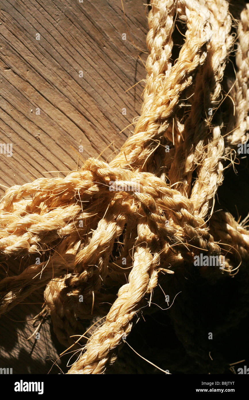 Natural Building Rope Natural fiber hi-res stock photography and images - Alamy