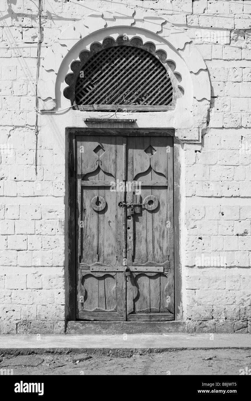 massawa eritrea east africa port city houses traditional doors windows architecture Stock Photo