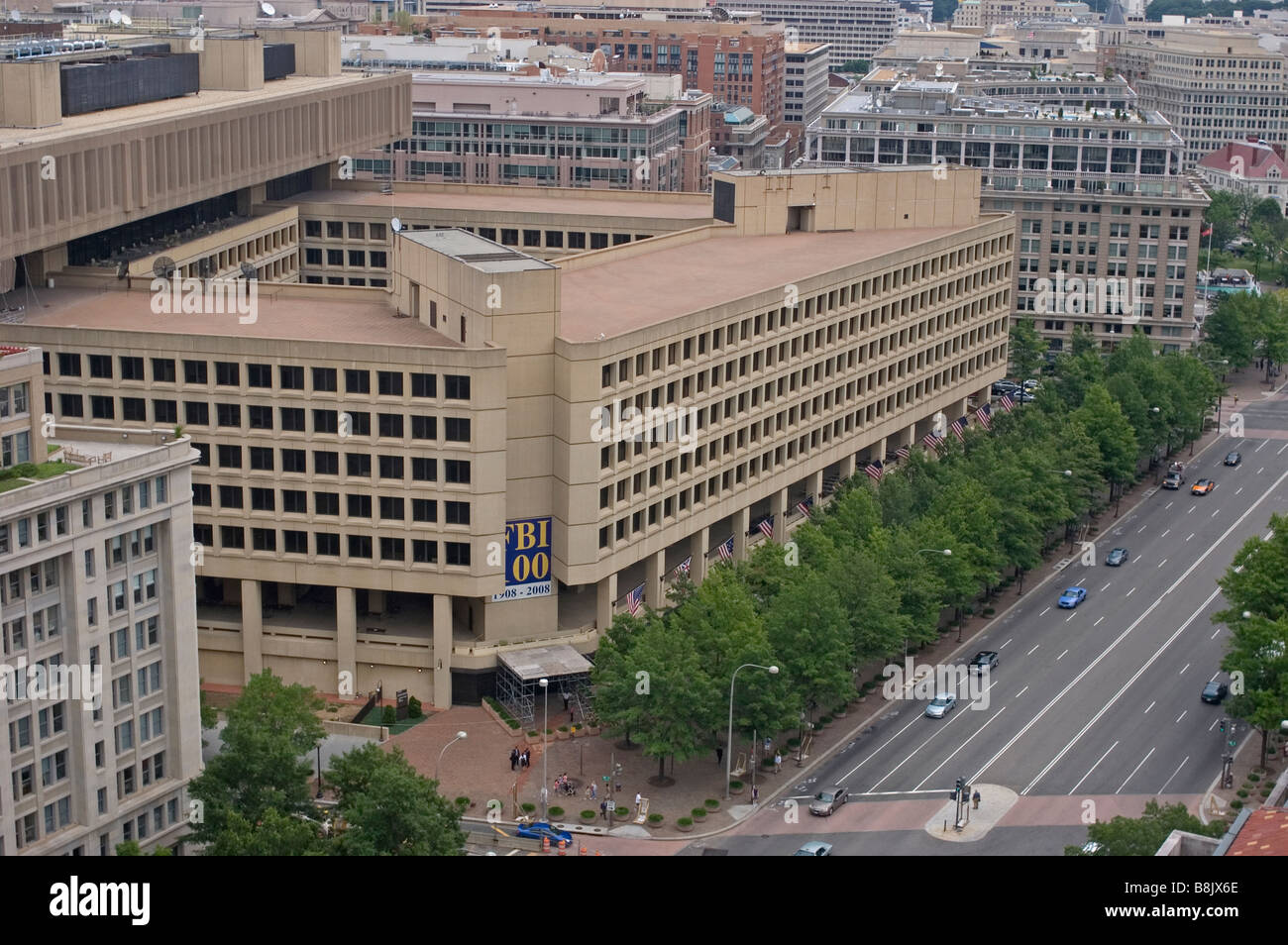 FBI Headquarters, Washington, D.C. Stock Photo