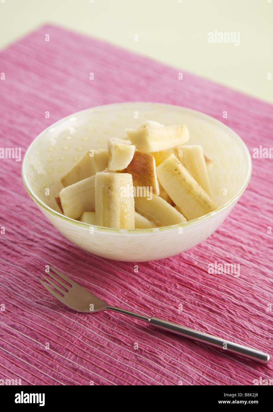 Banana and apple Stock Photo Alamy