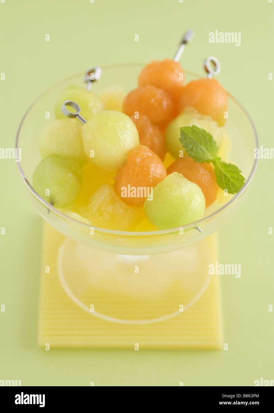 Melon dessert Stock Photo