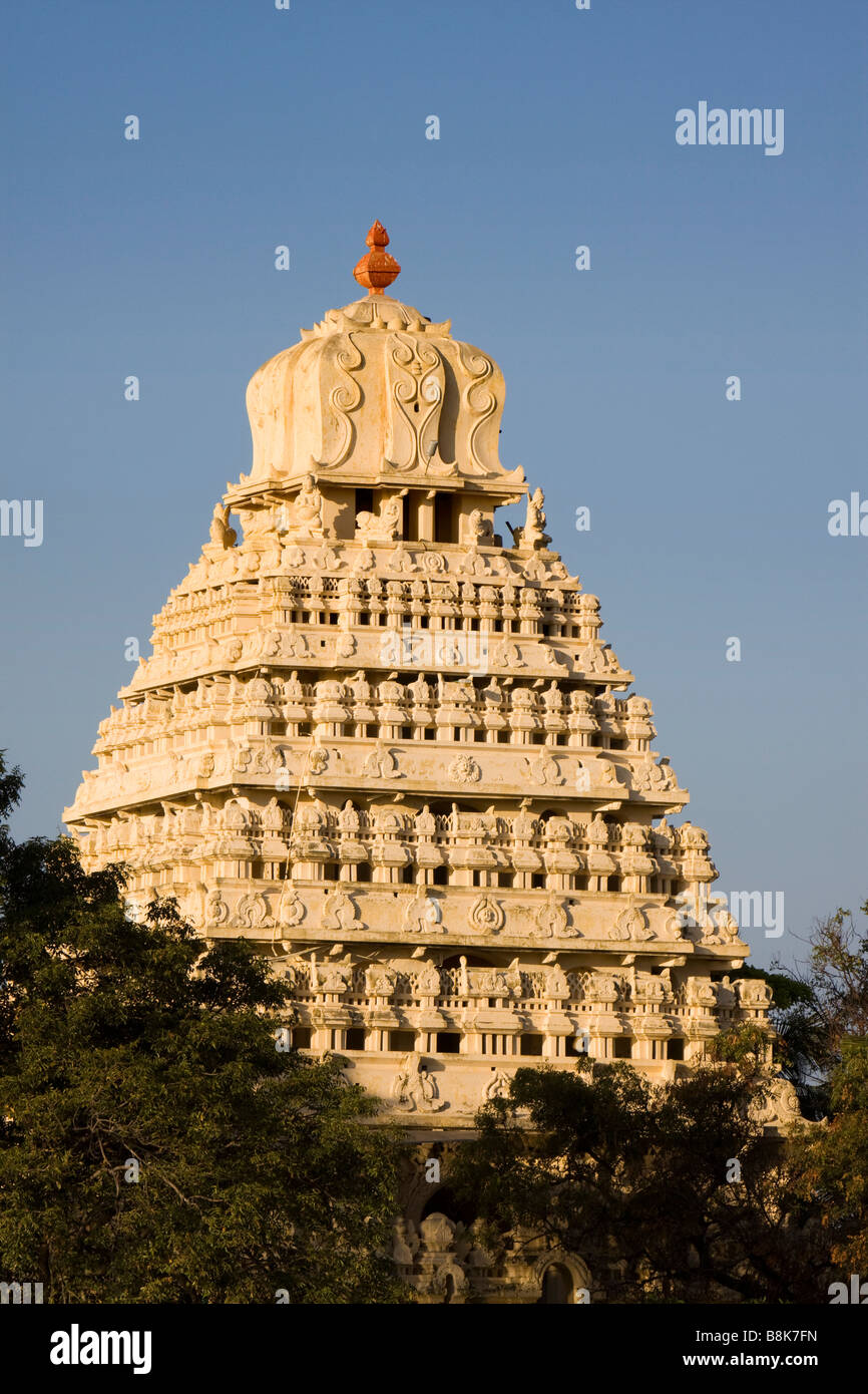 India Tamil Nadu Madurai Mariamman Teppakkulam Tank temple Stock Photo