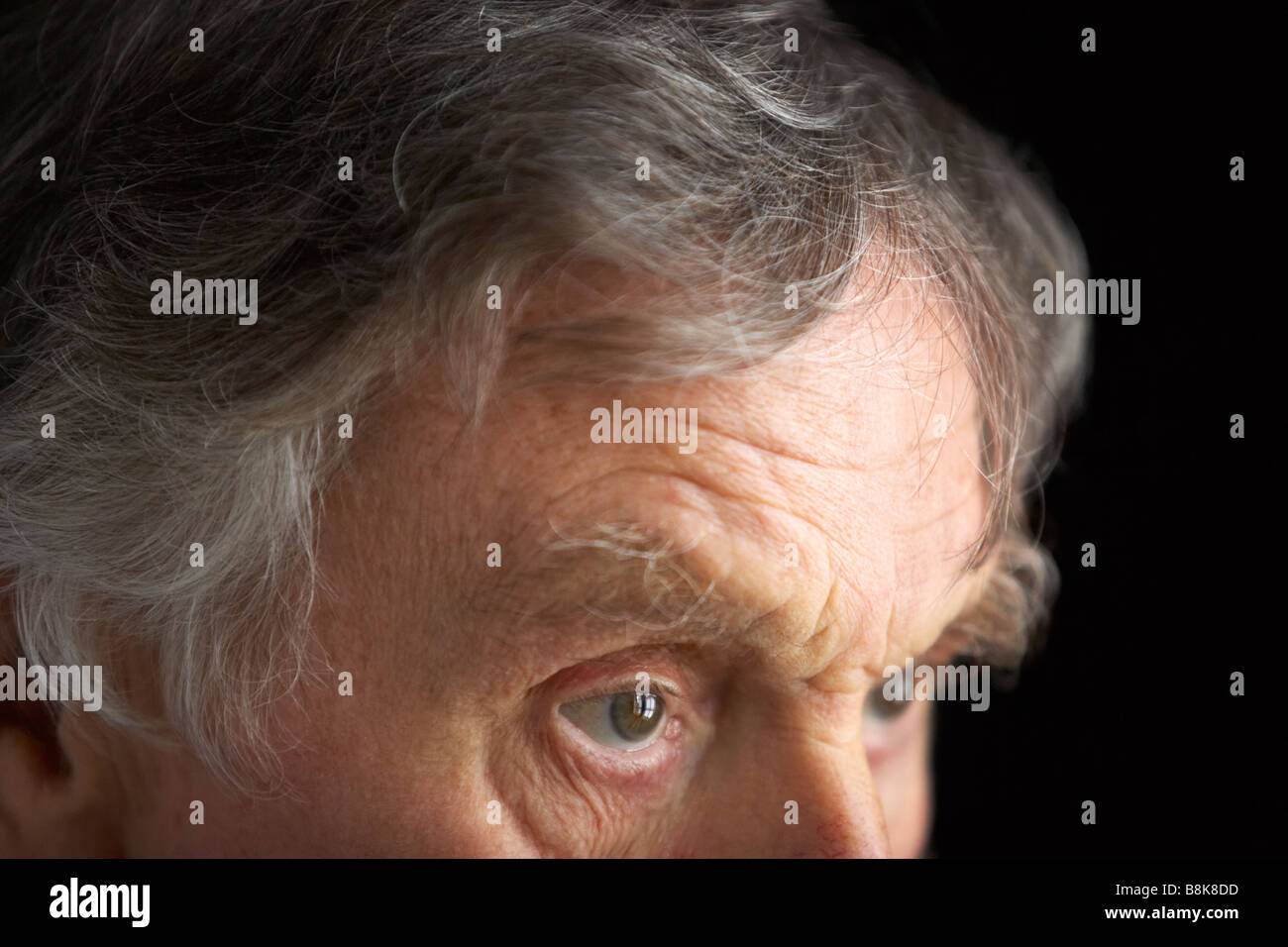 Close-up of senior man Stock Photo