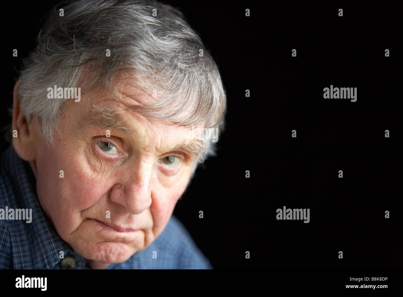 Happy senior man smiling hi-res stock photography and images - Alamy