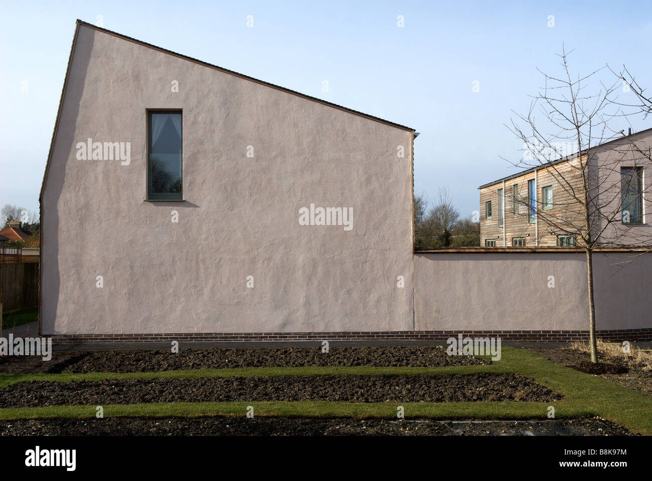 Clay Fields affordable ecohomes development, Elmswell, Suffolk, UK