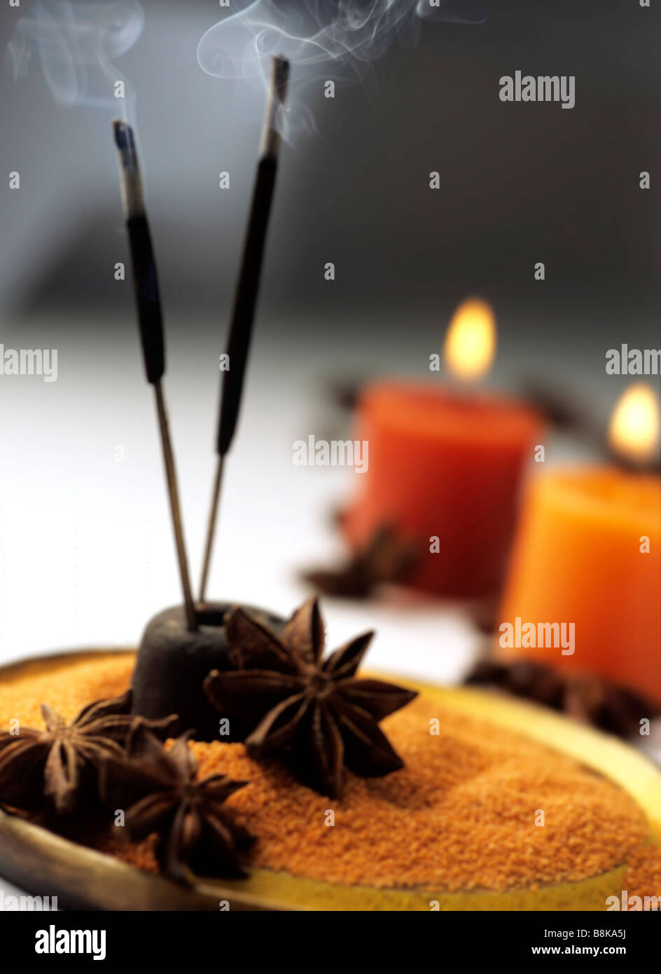 Still with candles Stock Photo