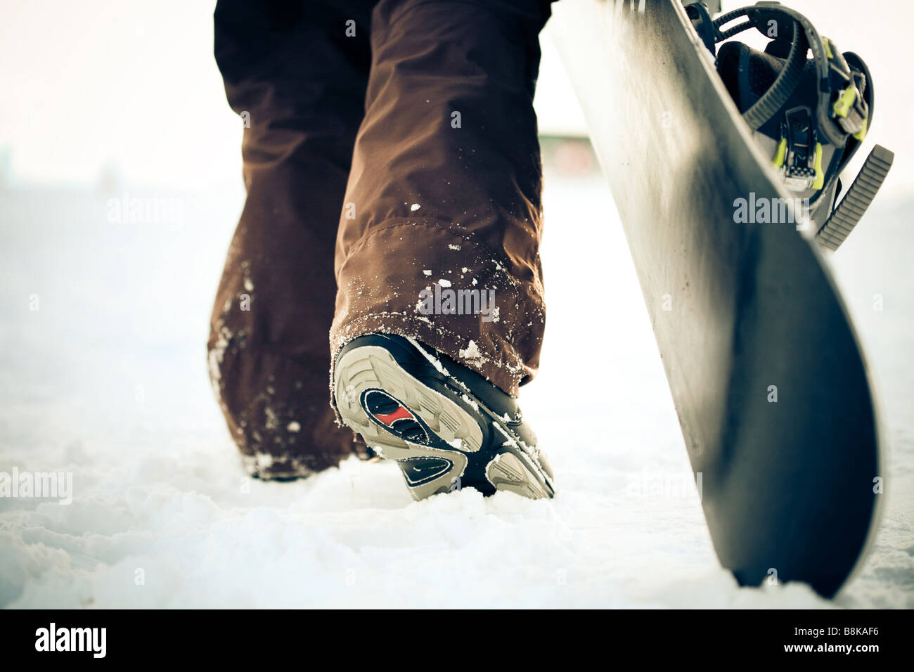 Snowboarder. cross-processing effect Stock Photo