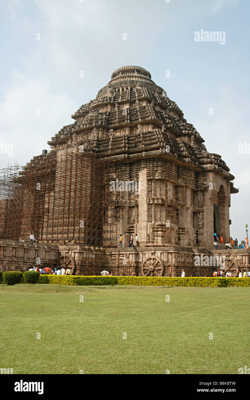General-View from South-West. Konark Sun Temple Orissa, India. UNESCO World Heritage Site Stock Photo