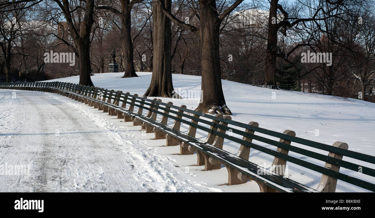 Benches in central park hires stock photography and images Alamy