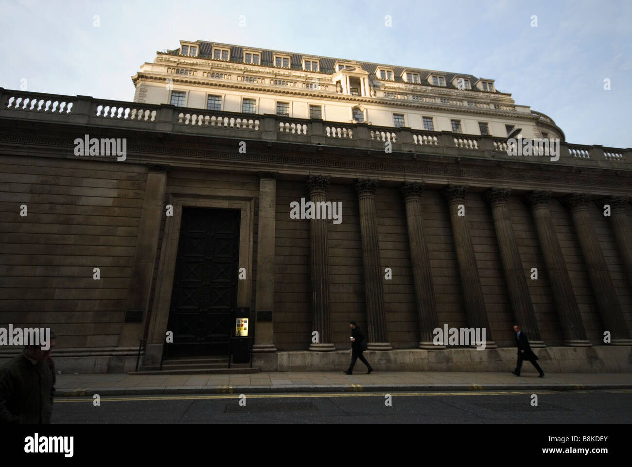 The Bank of England Building in Threadneedle Street London Stock Photo