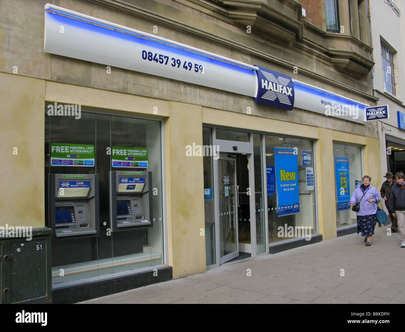 Halifax Bank of Scotland Worthing West Sussex Stock Photo