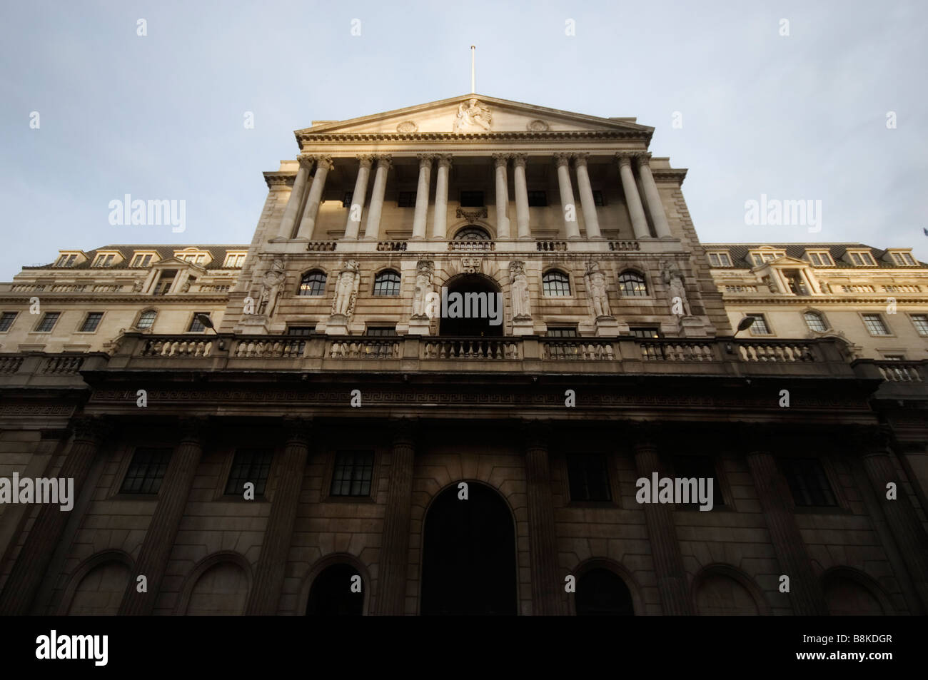 The Bank of England Building in Threadneedle Street London Stock Photo