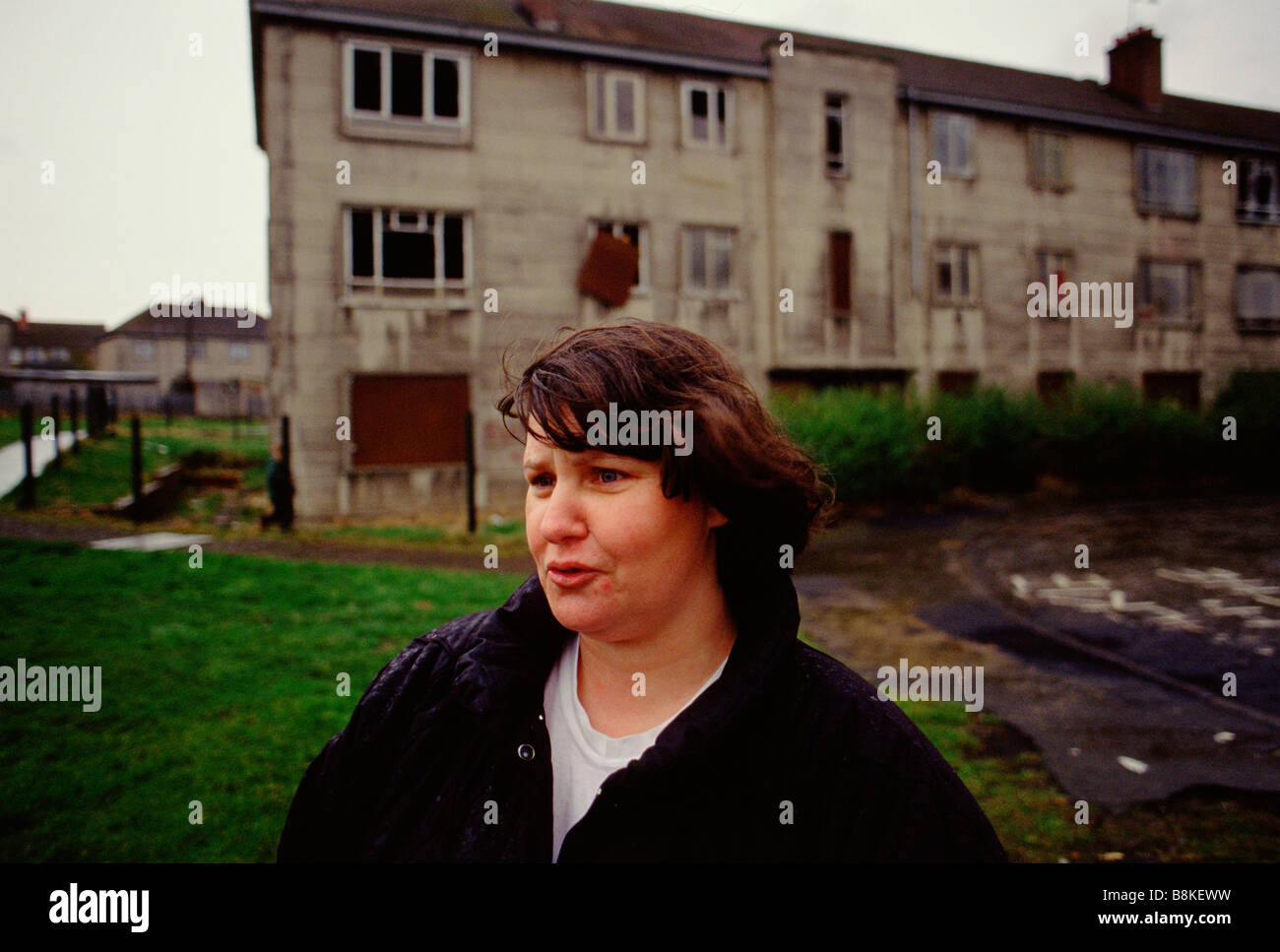 Niddrie Edinburgh June lives in a run down housing estate. She has