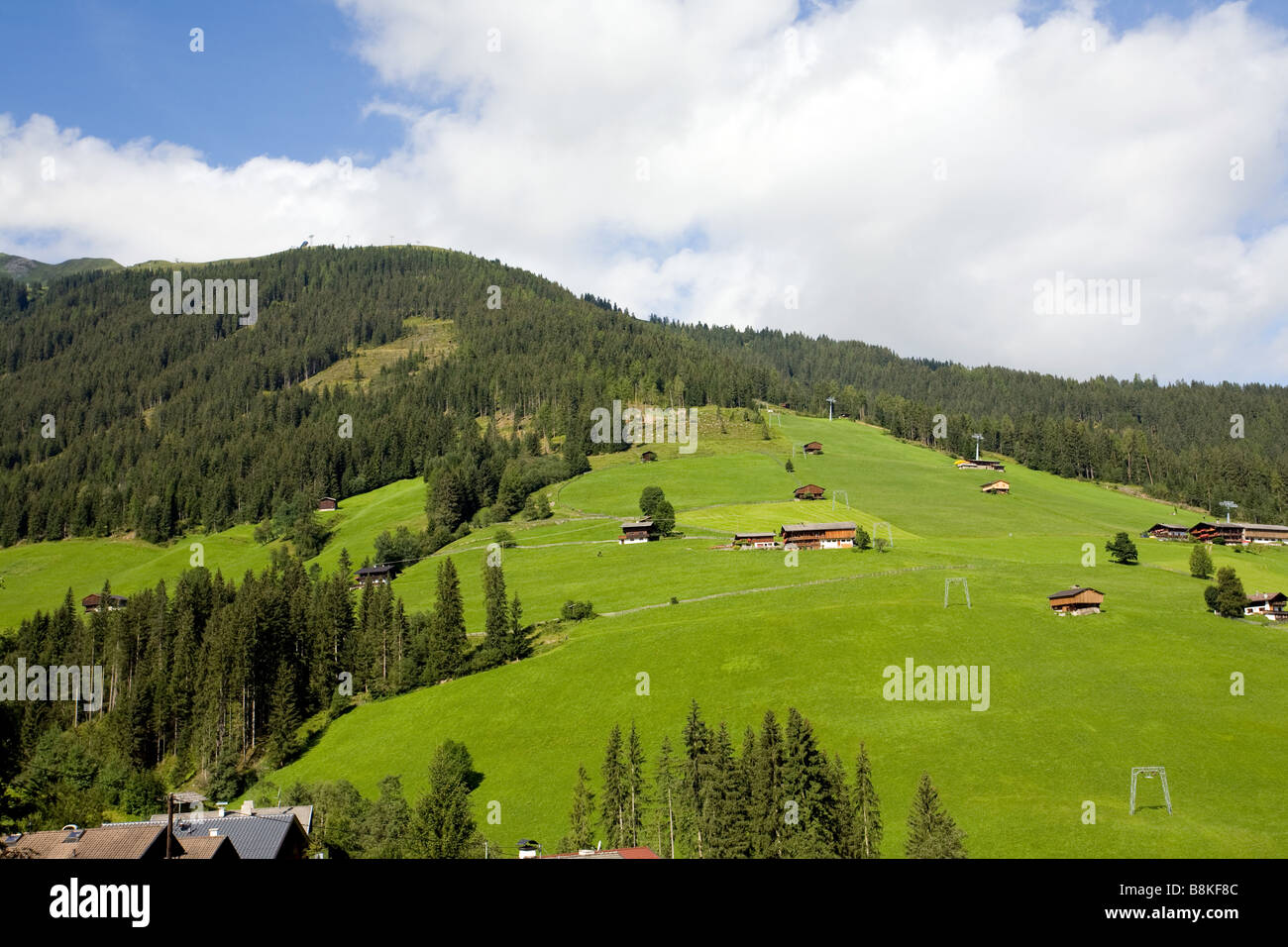 Landscape in the Alps Stock Photo - Alamy