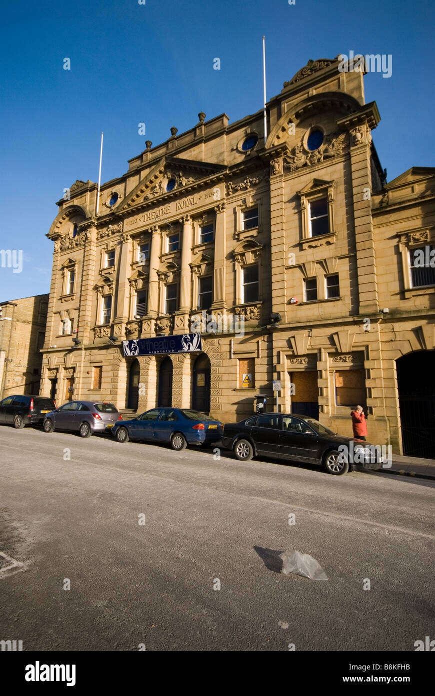 The Theatre Royal, in Halifax West Yorkshire Stock Photo Alamy