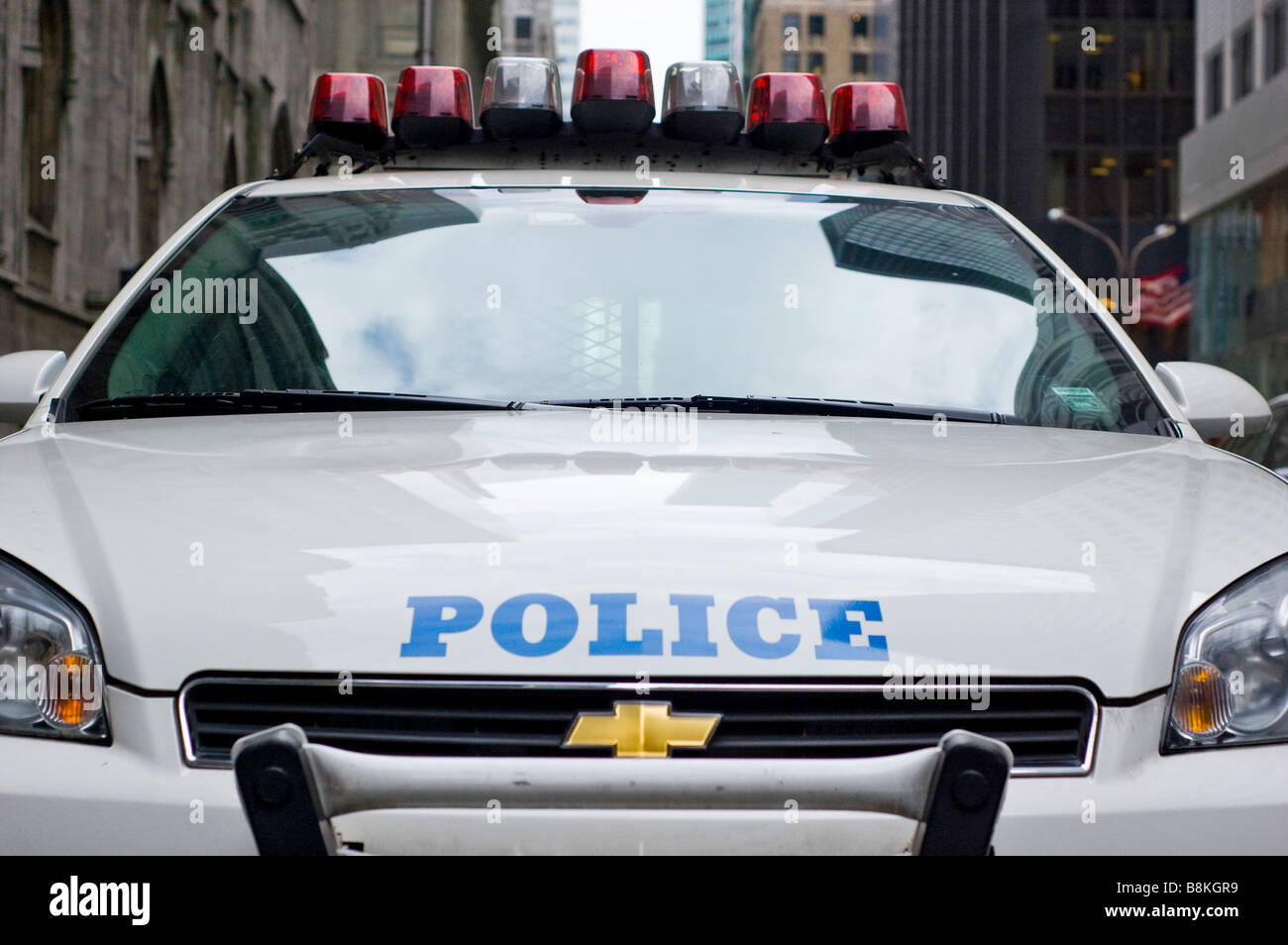 Front View Closeup of New York City Police Car (For Editorial Use Only  Stock Photo - Alamy